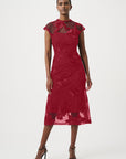 Embellished Trumpet Dress Style 264143