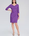 Lux Twill Wrap Dress 241705