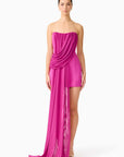 CHANTAL ASYMMETRICAL MINI DRESS