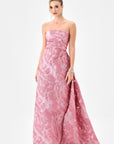 Cordellia strapless sash gown