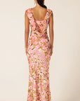 HEAVENLY HEIGHTS MAXI DRESS PINK GOLD