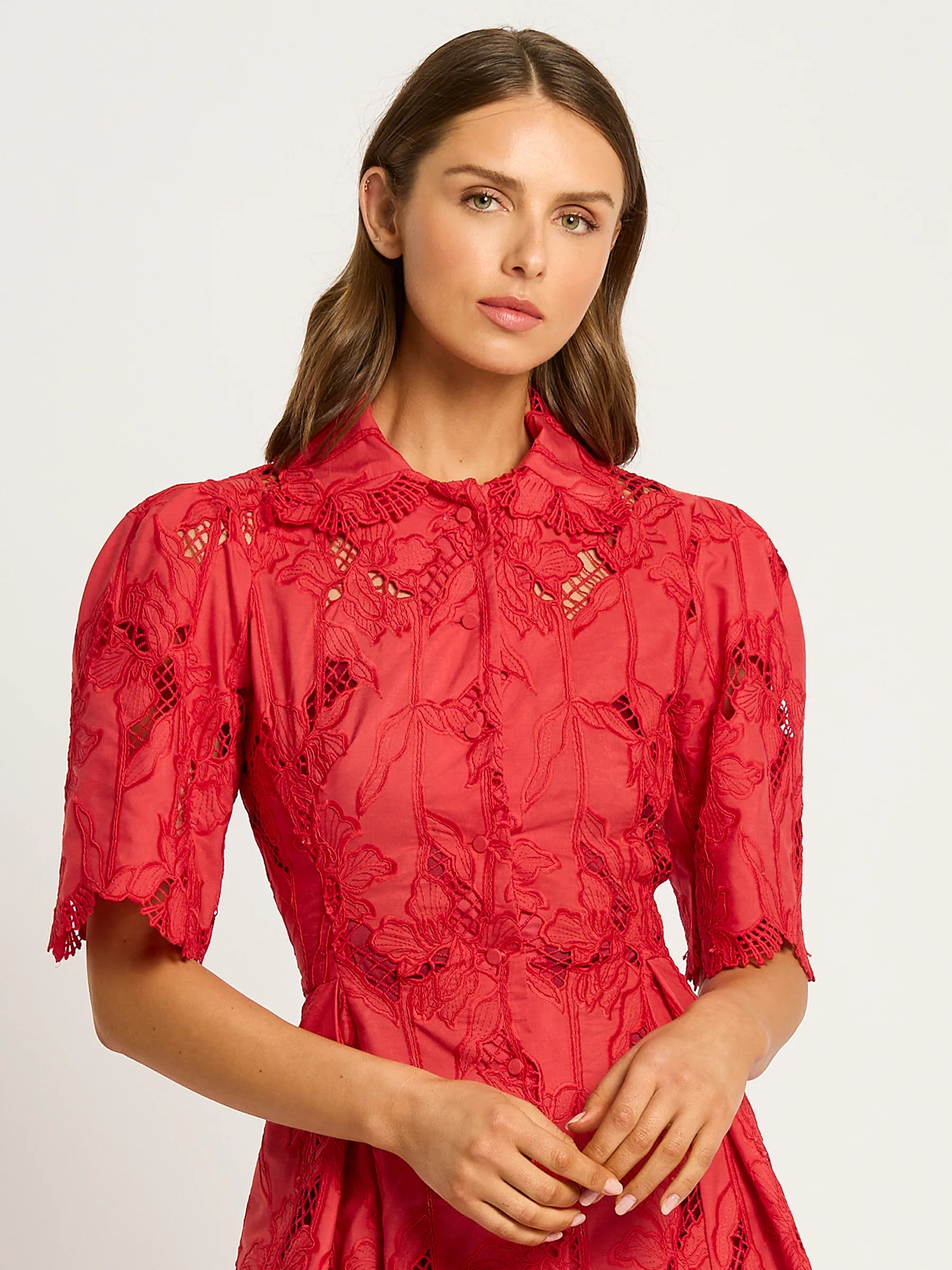 38044-8-Red Chloe Shirt Dress