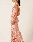 HEAVENLY HEIGHTS MAXI DRESS PINK GOLD