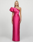 Marchesa One Shoulder Gown