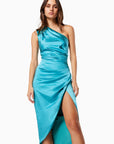 CASSINI DRESS AQUAMARINE