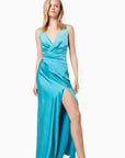 JUNIA DRESS AQUAMARINE