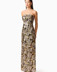 Celeste Gown Black/Gold