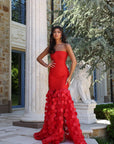 Strapless Beaded Mermaid Gown 49344