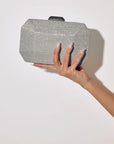 AVERY FACETED CLUTCH