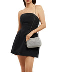 JESSIE CRYSTAL MESH POUCH