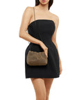 JESSIE CRYSTAL MESH POUCH