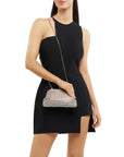 ELA CRYSTAL MESH CLUTCH