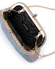 ELA CRYSTAL MESH CLUTCH