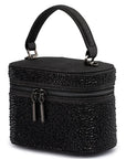 BECKIE ZIP TOP CRYSTAL BAG