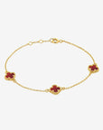 B534B REIGN GOLD SCARLET BRACELET