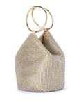 ELLIE CRYSTAL MESH HANDLE BAG