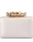 GABRIEL PEARL EMBELLISHED CLUTCH