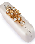 GABRIEL PEARL EMBELLISHED CLUTCH