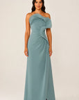 Strapless Ruffle Gown