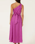 ORLEANS ONE SHOULDER MIDI DRESS