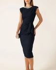 SOFIA DRESS IN NAVY