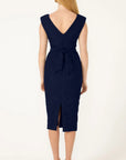 SOFIA DRESS IN NAVY