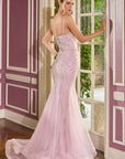 CB167 beaded gown