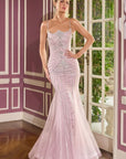 CB167 beaded gown