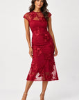 Embellished Trumpet Dress Style 264143