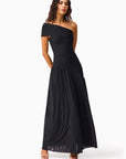 Jesselle Off The Shoulder Gown in Black