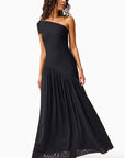 Jesselle Off The Shoulder Gown in Black