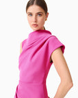 CHANTAL ASYMMETRICAL MIDI DRESS