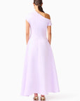 Marissa One Shoulder Gown in Purple