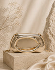 Katy gold clutch