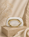 Katy gold clutch