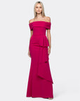 Quinny off shoulder gown