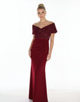 269235 Frank Lyman Gown Cabernet