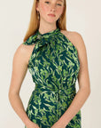 Priscilla Halter Bias Dress