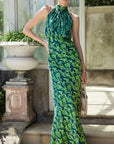 Priscilla Halter Bias Dress