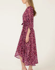 Zora Wrap Midi Dress