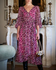 Zora Wrap Midi Dress