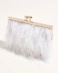 Cher Feather Floaty Clutch