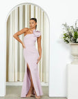Sue Frill Shoulder Gown