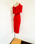 Kerbie Dress Red