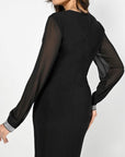 229073 Frank Lyman long sleeve dress