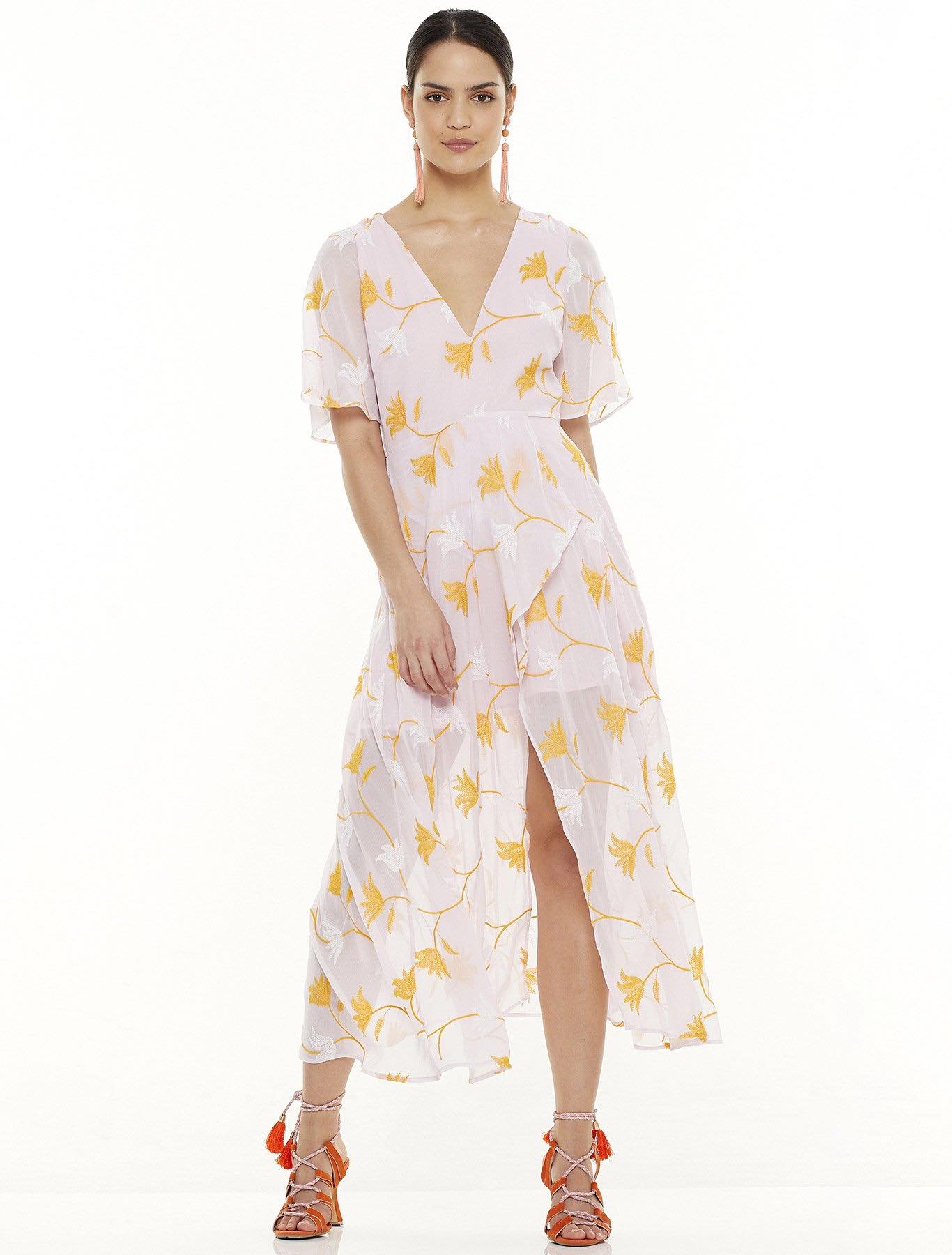 HEY BABY EMBROIDERY MIDI DRESS – ZsaZsa Boutique