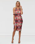 Arts Midi Dress Print DR1837