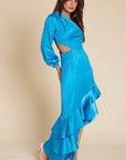 Isabelle One Sleeve Maxi