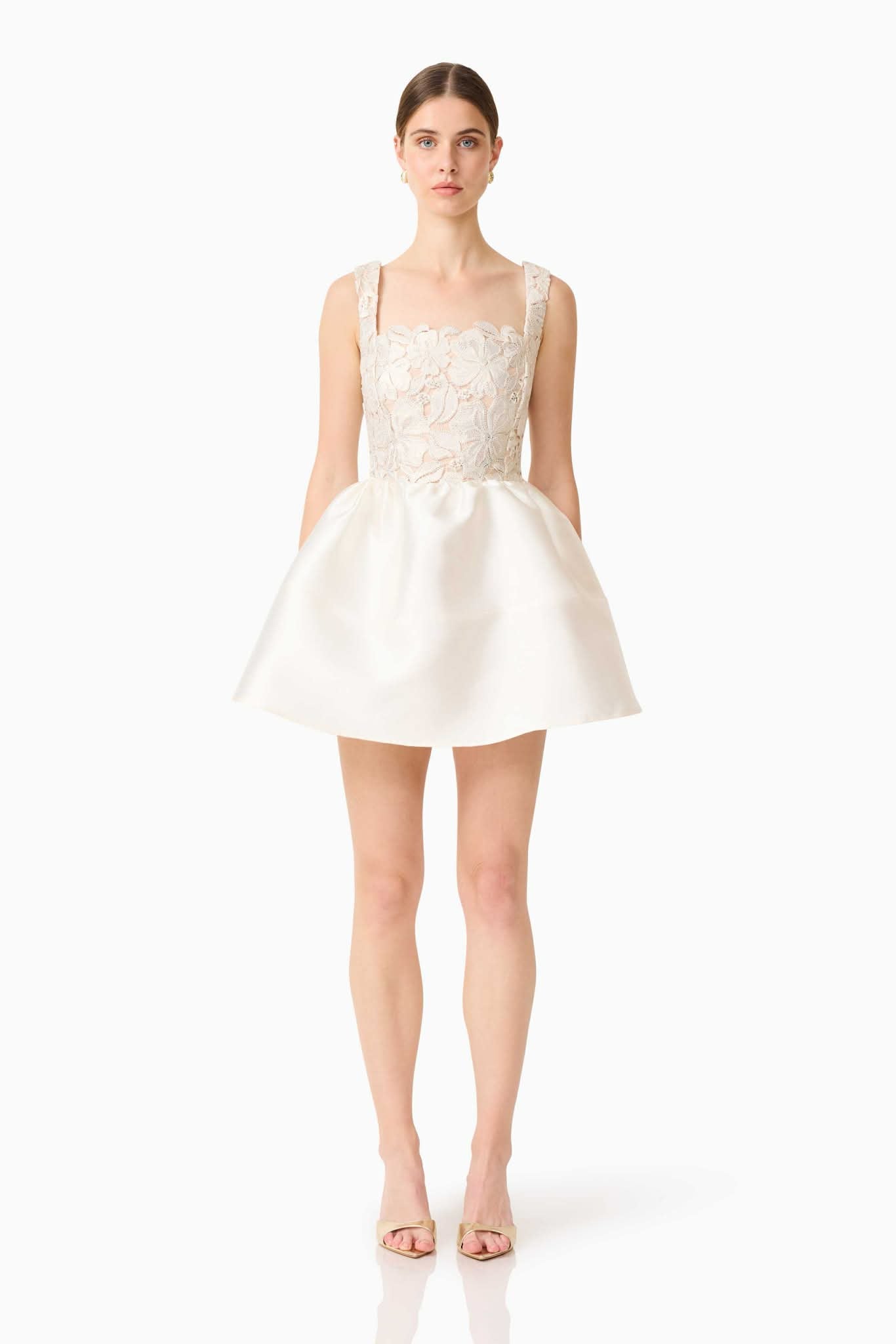 nicoletta mini dress white Nicoletta Mini Skirt White