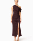 SIMONE ONE SHOULDER MAXI DRESS